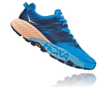 Hoka One One Speedgoat 4 Ženske Pohodniški Čevlji Indigo / Marelica SI-871250C